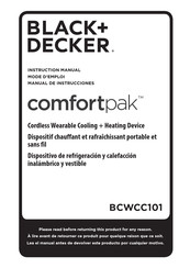 Black and Decker Comfortpak BCWCC101 Manual De Instrucciones