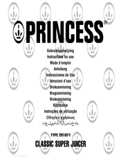 Princess 201971 Instrucciones De Uso