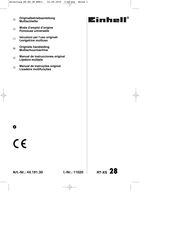 EINHELL RT-XS 28 Manual De Instrucciones Original