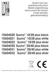 LDR Suono 10/28 plus black Instrucciones De Manejo