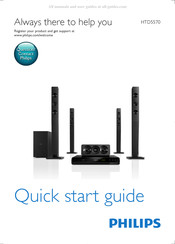 Philips HTD5570 Guia De Inicio Rapido