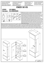 Forma Ideale ENZO 1K VS UP 00861 Instrucciones De Montaje