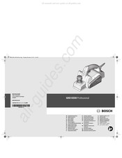 Bosch GHO 6500 Professional Manual Original