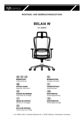 hjh OFFICE BELAIA W 608992 Instrucciones De Montaje