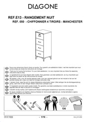 Diagone MANCHESTER 050 Instrucciones De Montaje