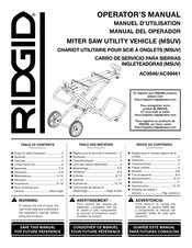 RIDGID AC9946 Manual Del Operador