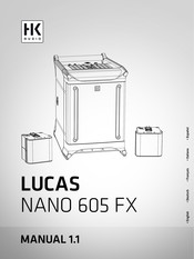 HK Audio LUCAS NANO 605 FX Manual