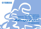 Yamaha Raptor YFM660RS 2003 Manual Del Propietário