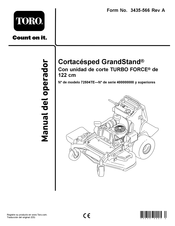 Toro GrandStand 72504TE Manual Del Operador