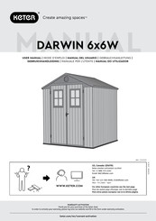 Keter Darwin 6x6W Manual Del Usuario