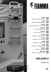 Fiamma DELUXE 8 Instruciones De Montaje Y Uso