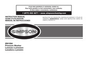 Simpson IR1520012A Manual De Instrucciones