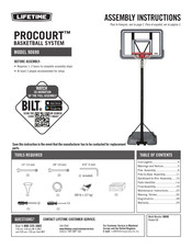 Lifetime PROCOURT 90690 Instrucciones De Montaje