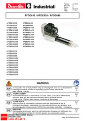 Desoutter AFDE620 Serie Manual Del Usuario