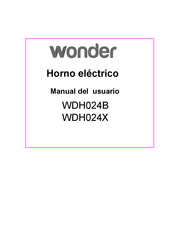 Wonder WDH024X Manual Del Usuario