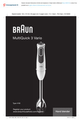 Braun MultiQuick 3 Vario MQ 3135 Manual Del Usuario