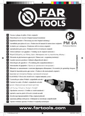 Far Tools PM 6A Traduccion Del Manual De Instrucciones Originale