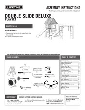 Lifetime DOUBLE SLIDE DELUXE 90240 Instrucciones De Montaje