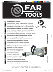 Far Tools DH 1500 Traduccion Del Manual De Instrucciones Originale