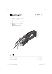 EINHELL 3408226 Manual De Instrucciones Original