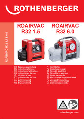 Rothenberger ROAIRVAC R32 6.0 Instrucciones De Uso