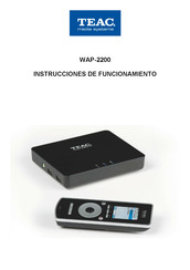 Teac WAP-2200 Instrucciones De Funcionamiento