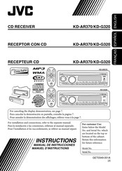 JVC KD-AR370 Manual Del Usuario