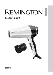 Remington Pro Dry 2000 D3080W Manual Del Usuario