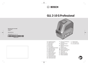Bosch GLL 2-10 G Professional Manual Original