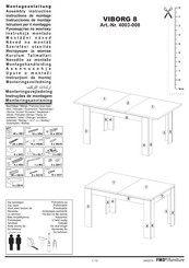 FMD Furniture VIBORG 8 4003-008 Instrucciones De Montaje