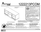 Ameriwood HOME 1222213PCOM Instrucciones De Montaje