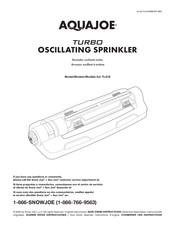 SNOWJOE AQUAJOE SJI-TLS18 Manual Del Usuario