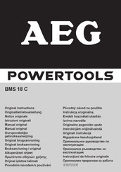 AEG BMS 18 C Manual Original