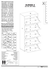 FMD Furniture ALMADA 2 4011-002 Instrucciones De Montaje