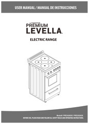 Premium levella PRE2026GS Manual De Instrucciones