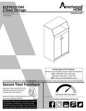 Ameriwood HOME 8297015COM Instrucciones De Montaje