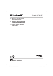 EINHELL TE-AG 115/750 ARG Manual De Instrucciones Original