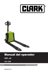 Clark WPL 40 Manual Del Operador