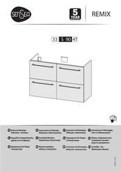 SENSEA REMIX 33 S 90 4T Instrucciones De Montaje, Utilización Y Mantenimiento