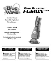 Blue Wave Pool Blaster FUSION PV-5 Manual De Uso