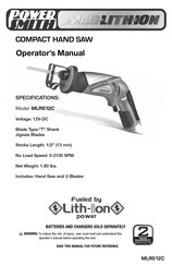 POWER SMITH MAGLITHION MLRS12C Manual De Operario