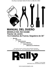 Rally RA13538B Manual Del Dueño