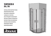 RAVAK SMSKK4 80 Instrucciones De Montaje