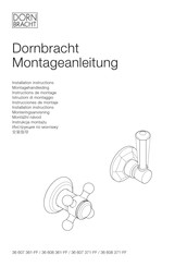 Dornbracht 36 608 361-FF Instrucciones De Montaje