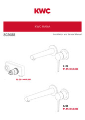 KWC MANA A225 11.552.064.000 Manual De Instalación Y Servicio