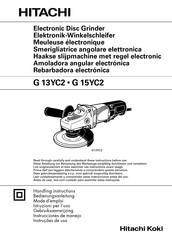 Hitachi G 13YC2 Instrucciones De Manejo