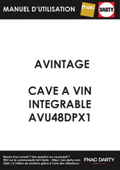 Avintage AVU48DPX1 Manual De Utilización