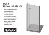 RAVAK FSD2 100 R Instrucciones De Montaje