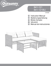 Outsunny 841-121 Manual De Instrucciones