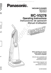 Panasonic MC-V5278 Instrucciones De Operación